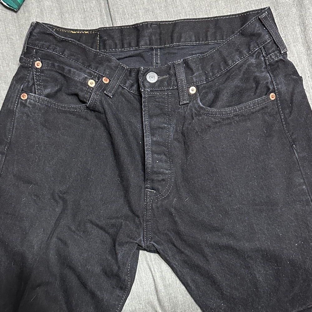 Levi's Black 501 Jeans
